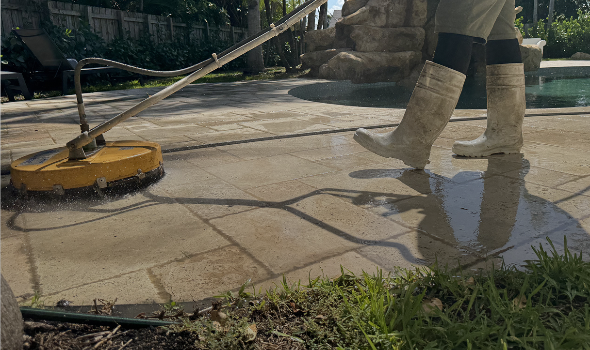 Pressure washing service