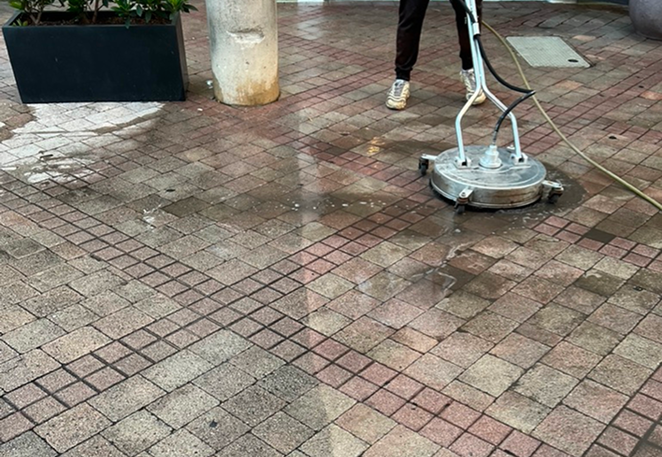 Pressure washing patio - Pressure Washing Services