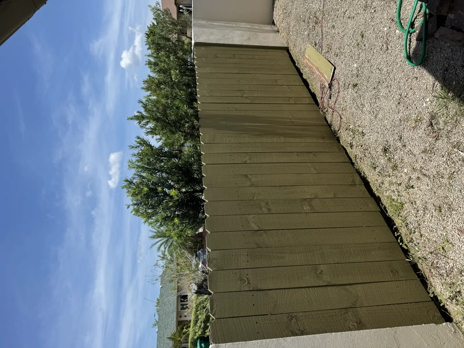 Wood Fence Repair and Painting, handyman services project photo 52