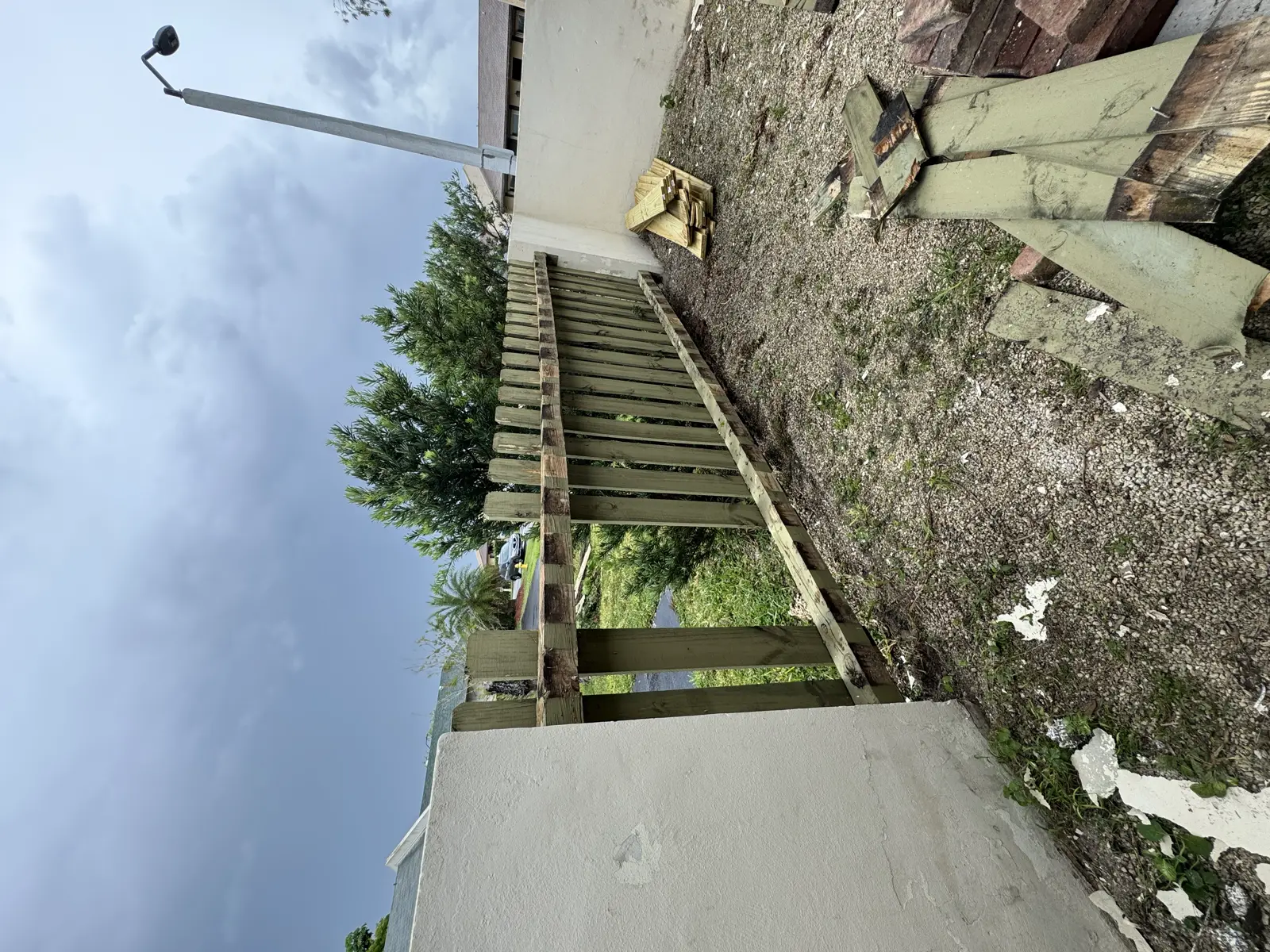 Wood Fence Repair and Painting, handyman services project photo 63