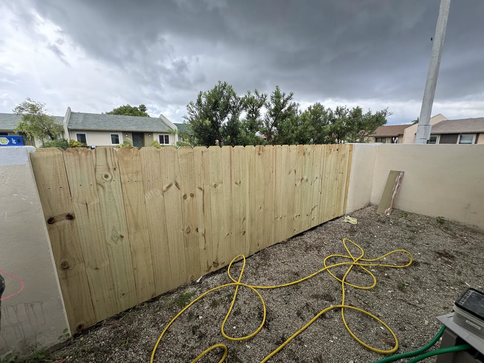 Wood Fence Repair and Painting, handyman services project photo 64