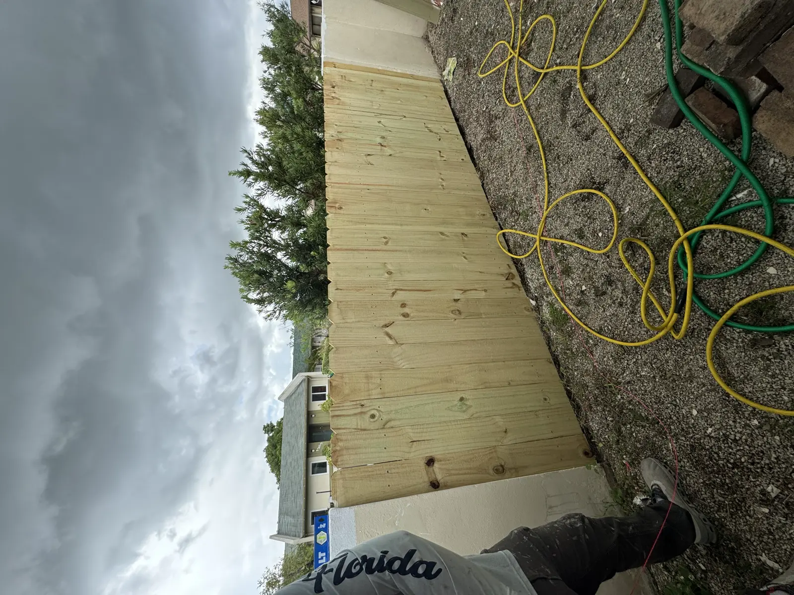 Wood Fence Repair and Painting, handyman services project photo 68