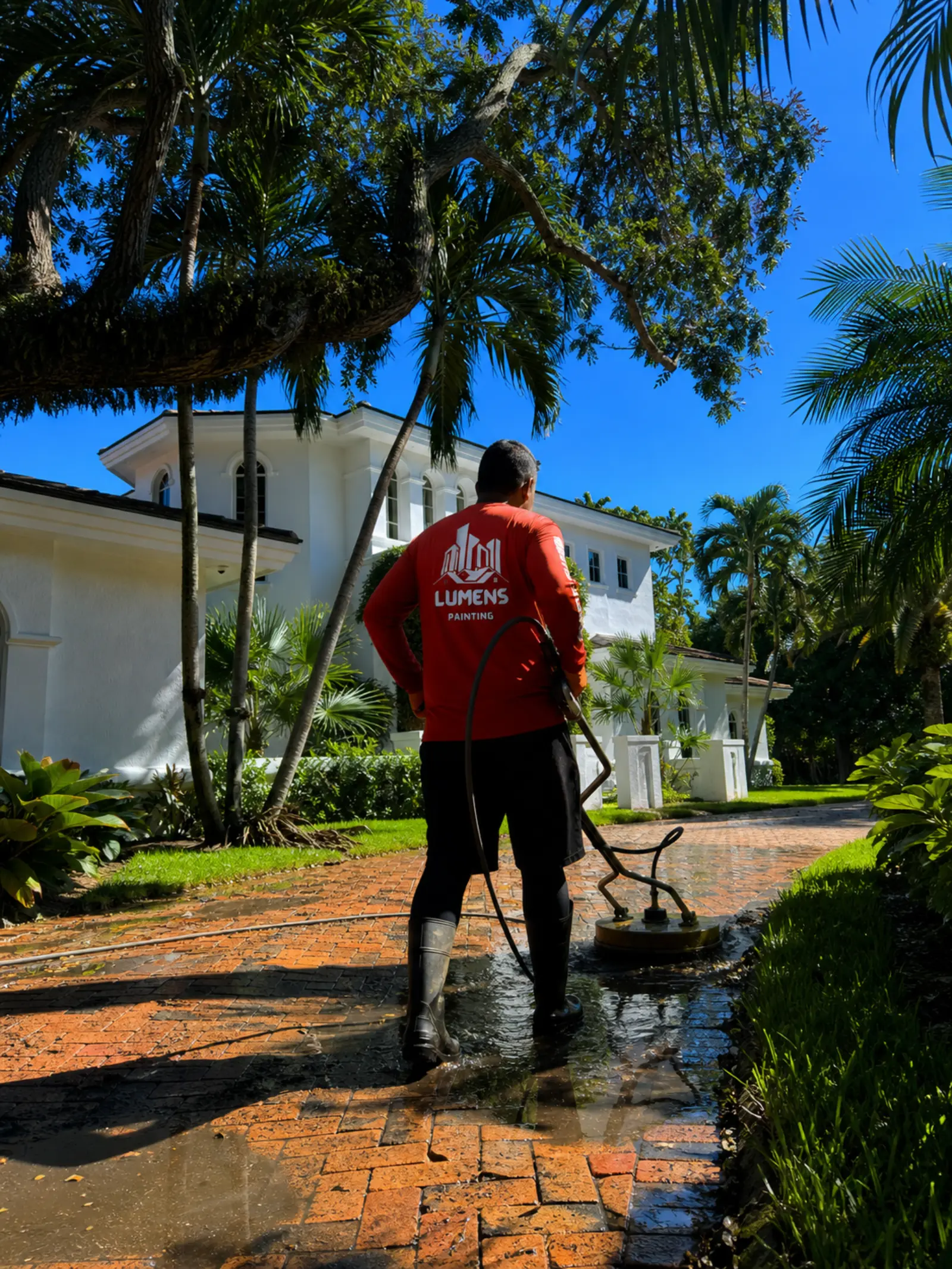 Pinecrest Driveway and Pool Deck Pressure Washing, pressure washing project photo 4