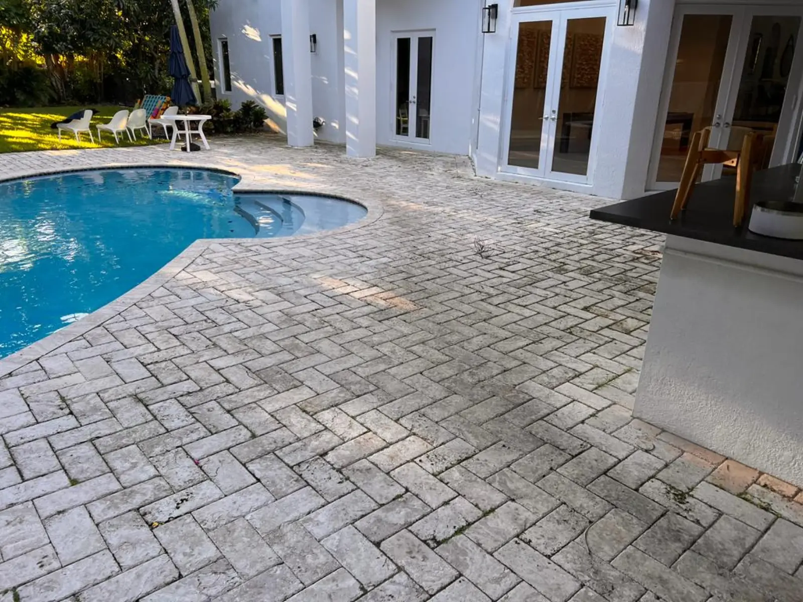 Pinecrest Driveway and Pool Deck Pressure Washing, pressure washing project photo 10
