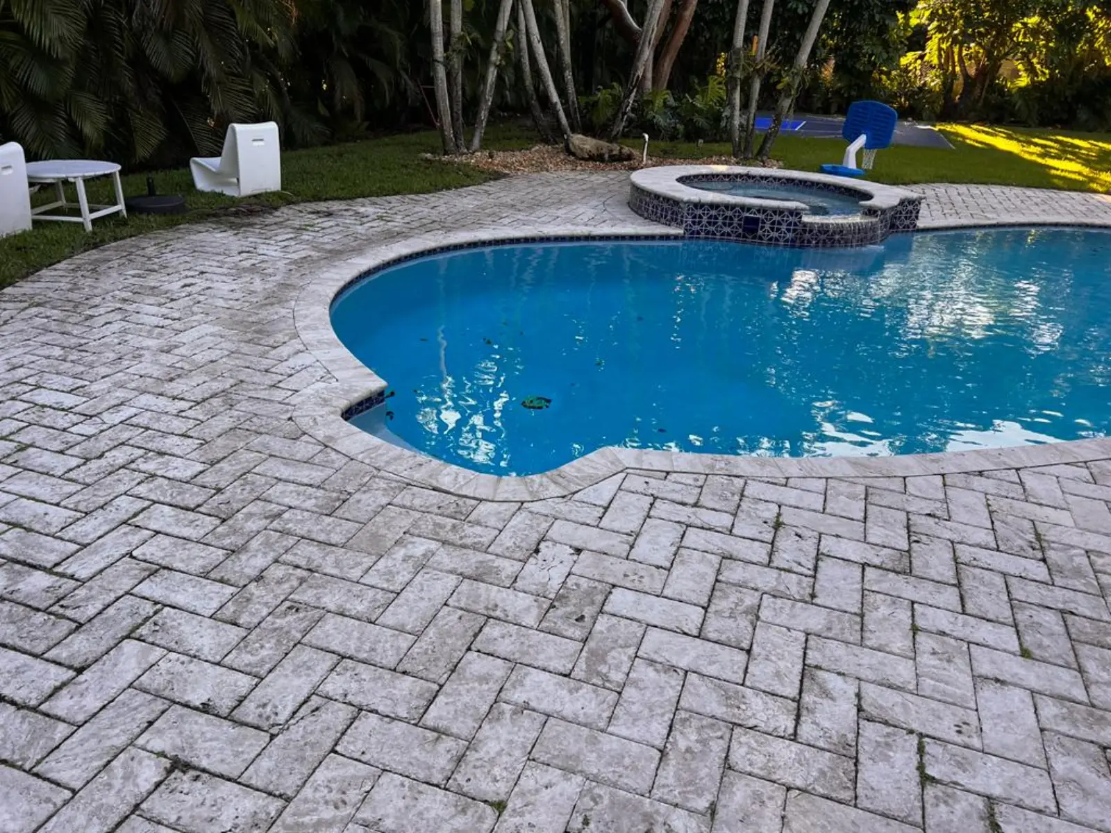 Pinecrest Driveway and Pool Deck Pressure Washing, pressure washing project photo 11