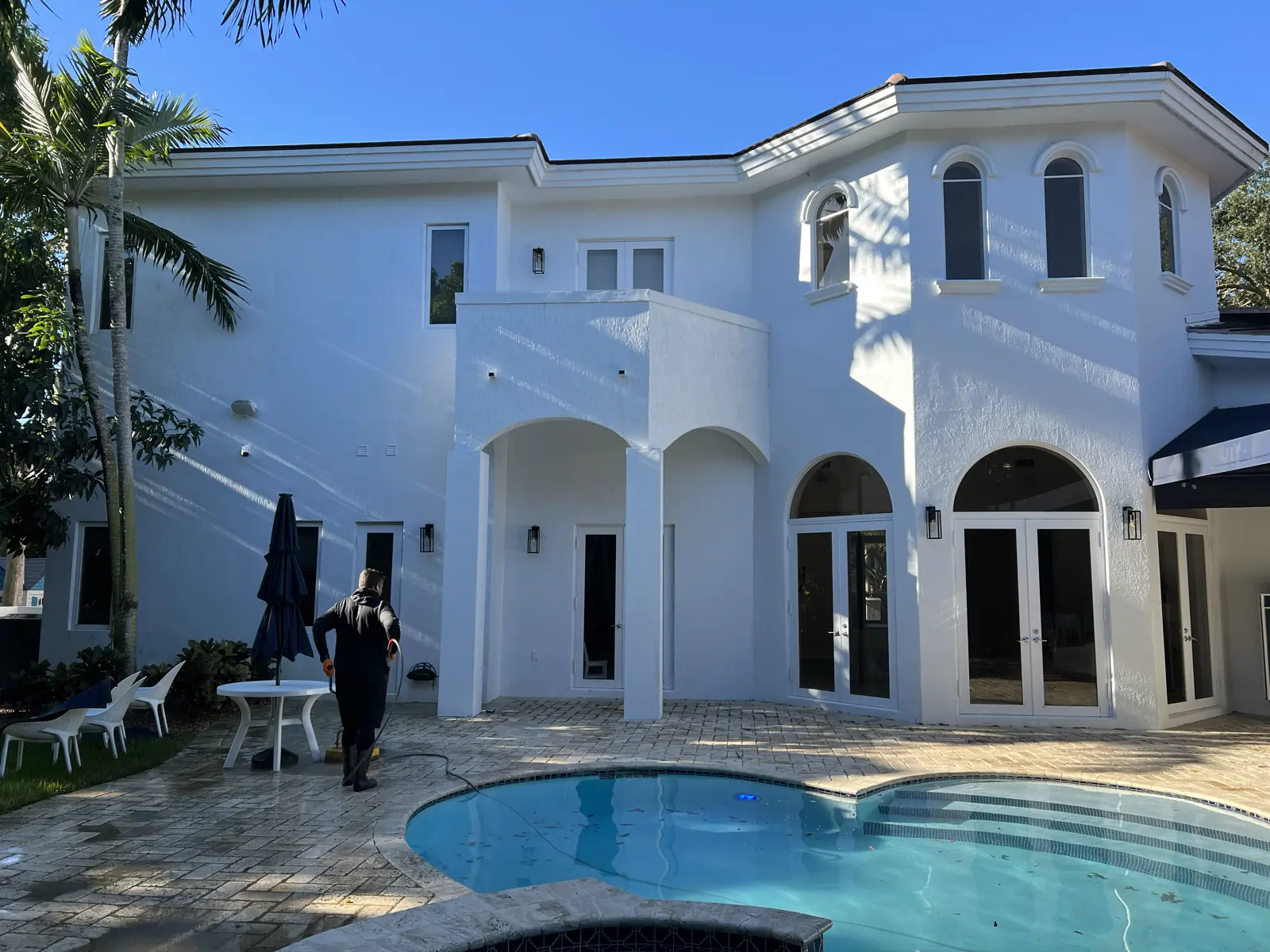 Pinecrest Driveway and Pool Deck Pressure Washing, pressure washing project photo 19