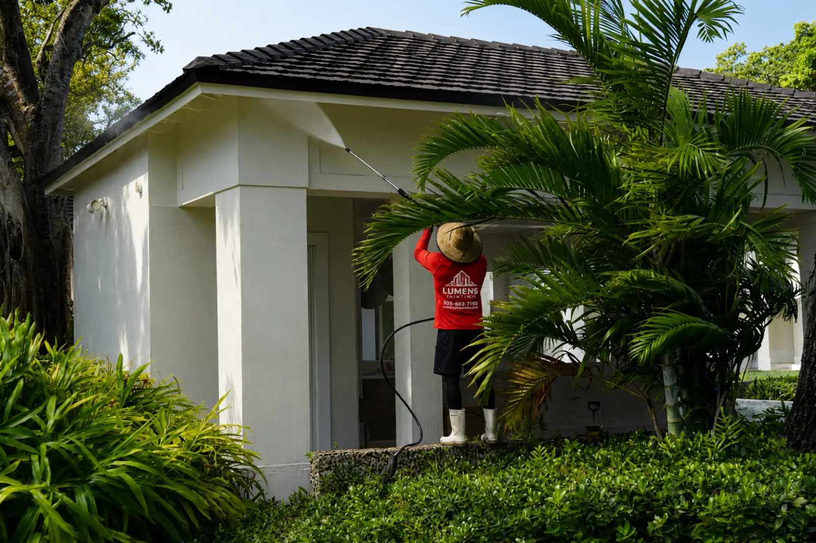 Professional Pressure Washing in Progress, pressure washing project photo 2