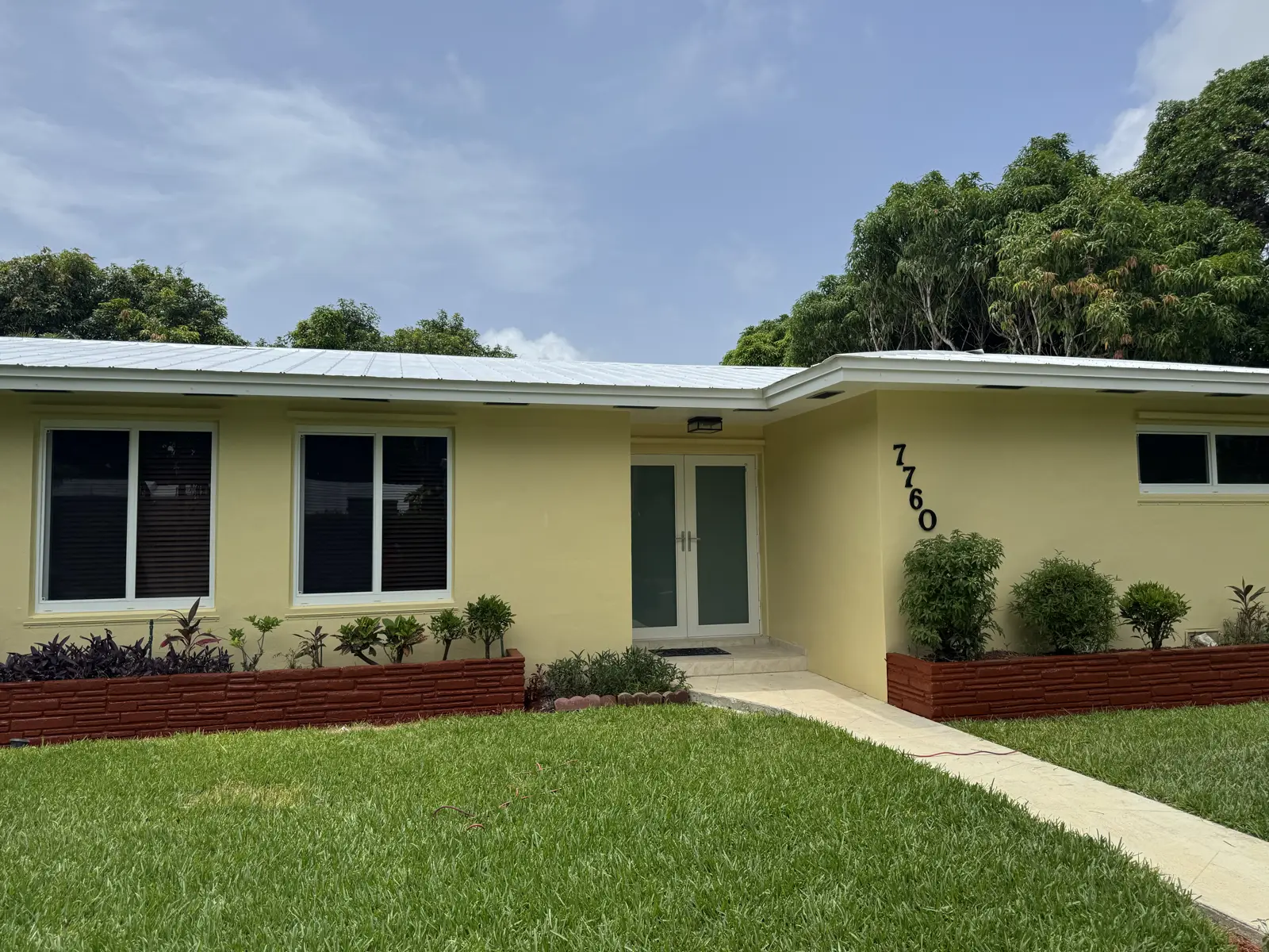 White Metal Roof Coating Restoration, roof coating project photo 2