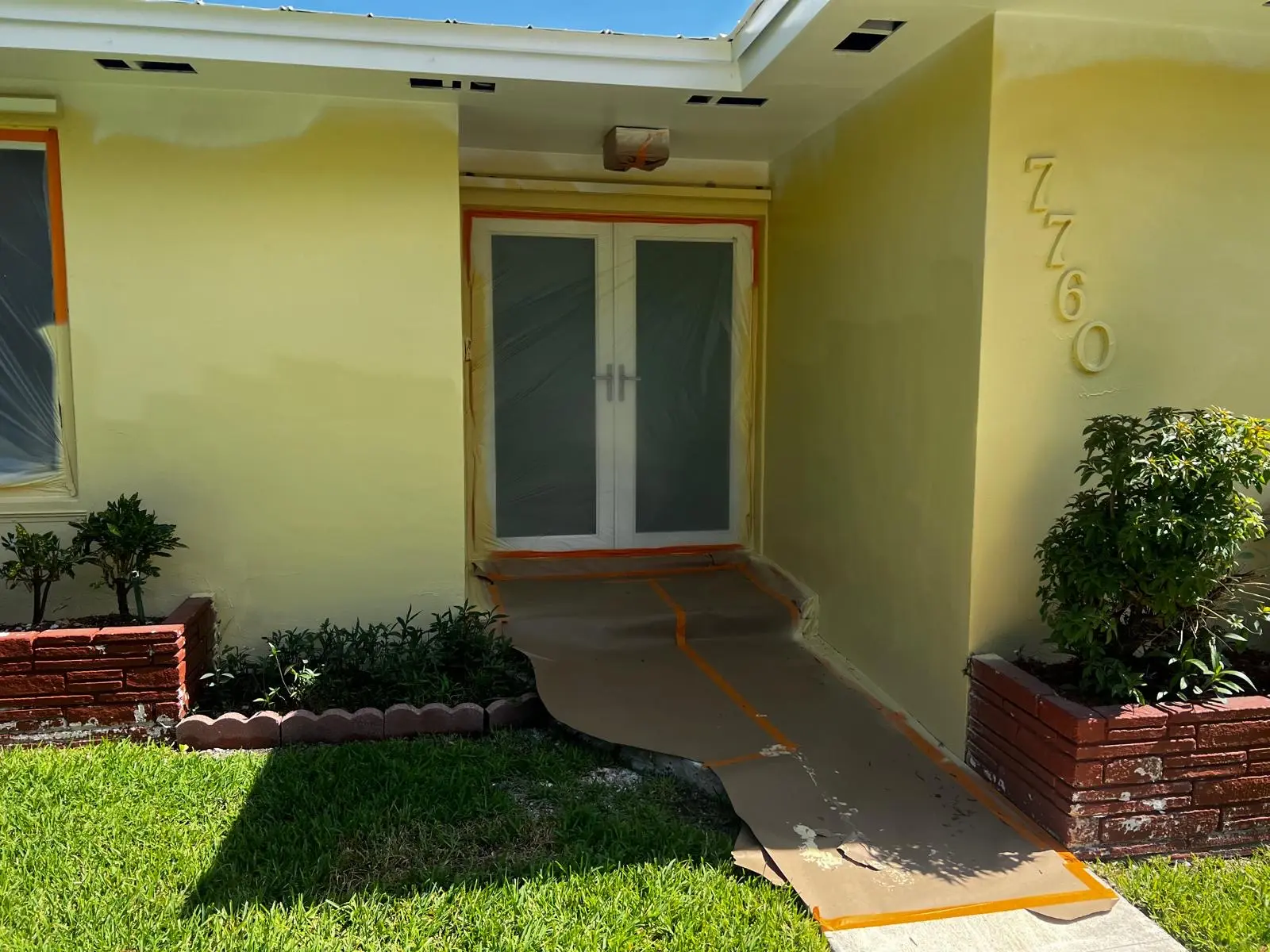 White Metal Roof Coating Restoration, roof coating project photo 66