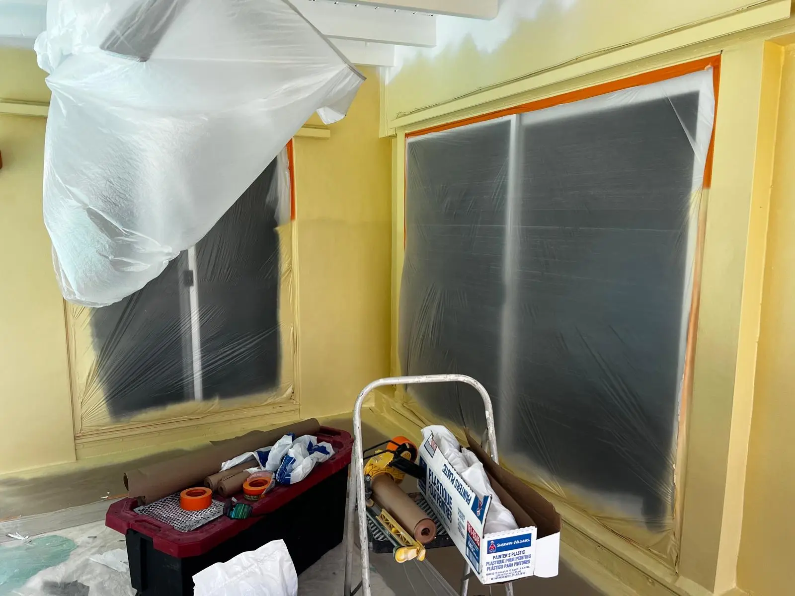 White Metal Roof Coating Restoration, roof coating project photo 68