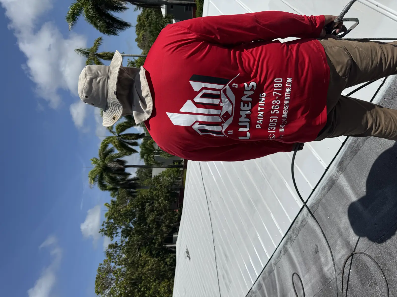 White Metal Roof Coating Restoration, roof coating project photo 132