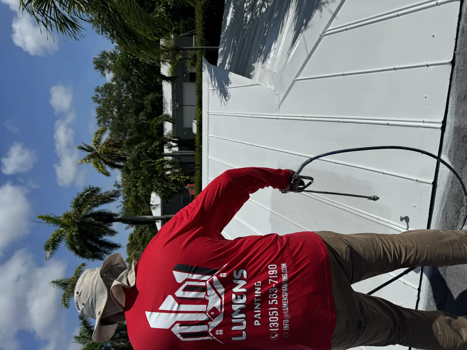 White Metal Roof Coating Restoration, roof coating project photo 135
