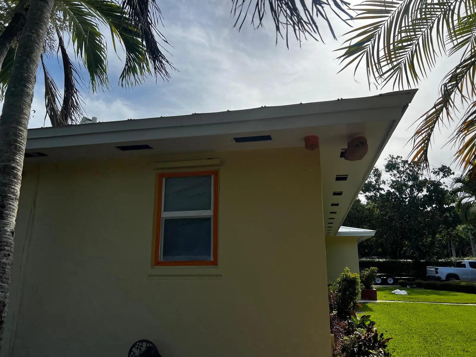 White Metal Roof Coating Restoration, roof coating project photo 152