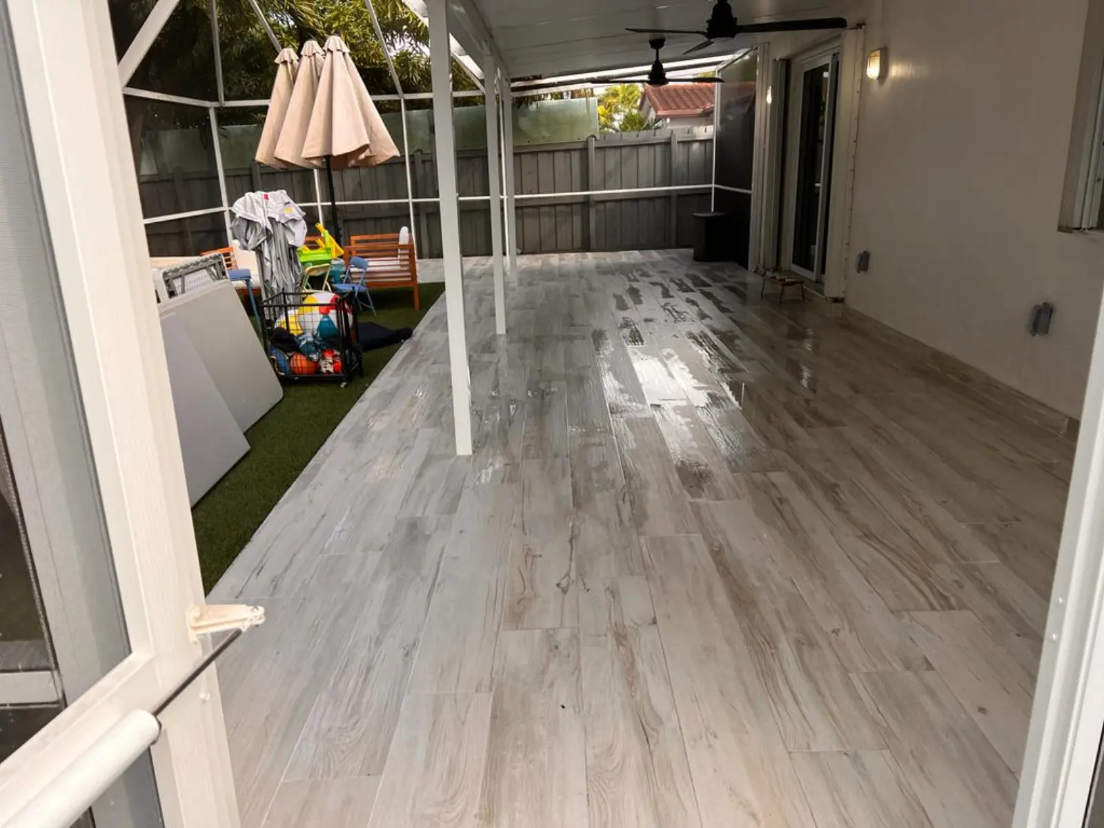 Outdoor Hardscape Cleaning Project, pressure washing project photo 4