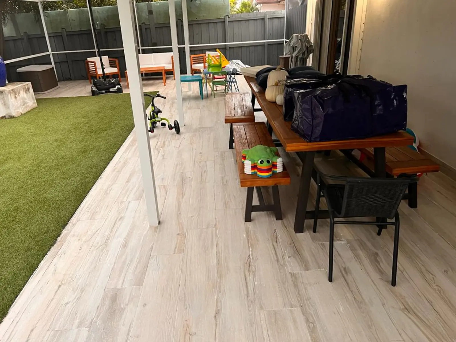 Outdoor Hardscape Cleaning Project, pressure washing project photo 6