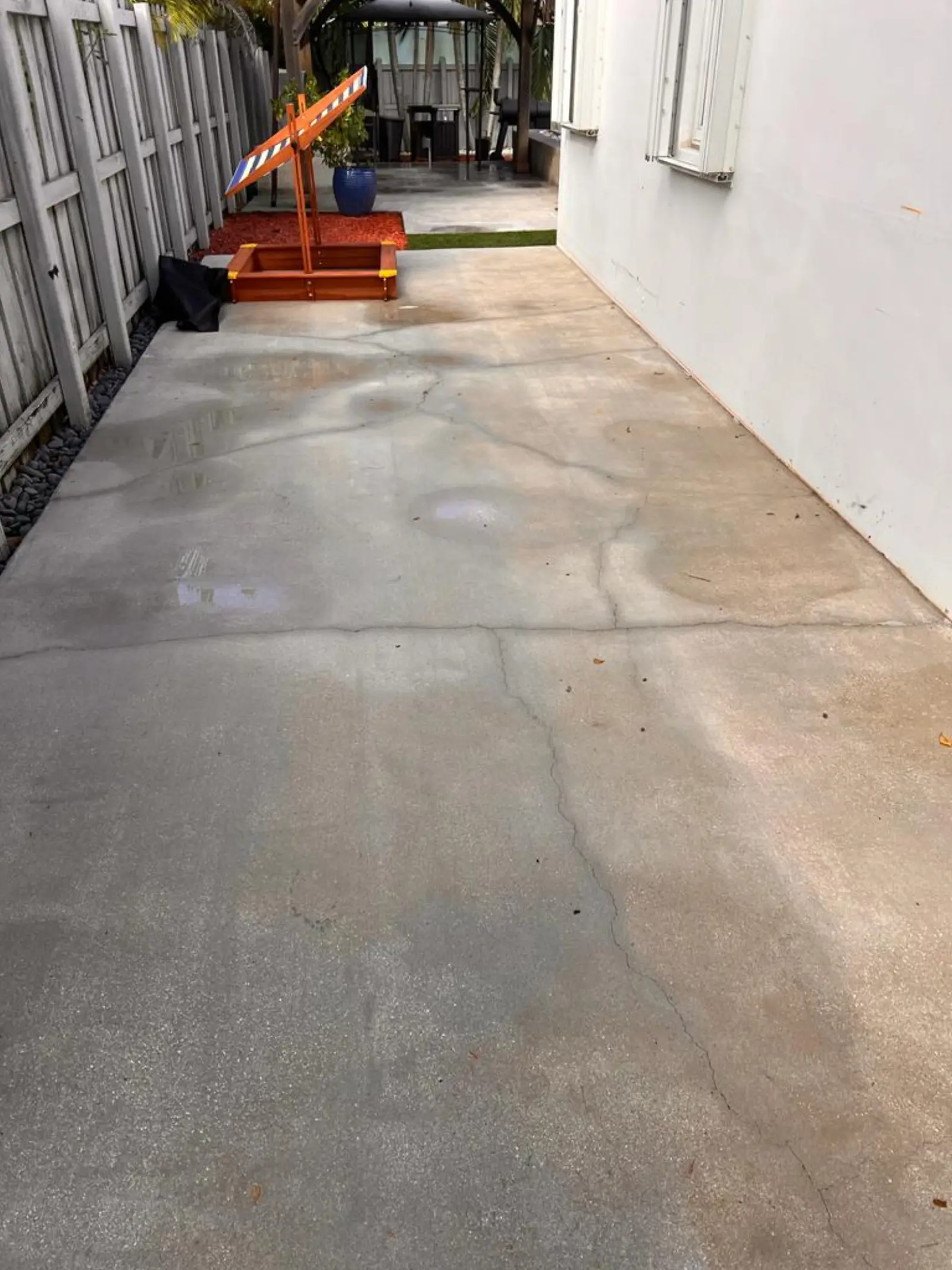 Outdoor Hardscape Cleaning Project, pressure washing project photo 7