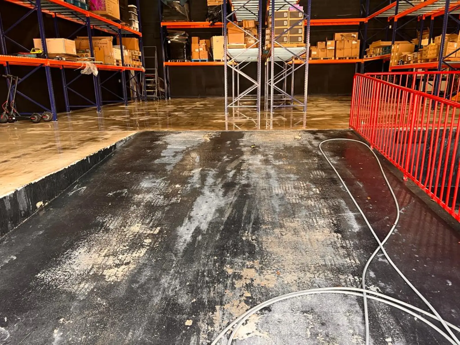 Warehouse Pressure Washing and Cleanup, commercial pressure washing project photo 2